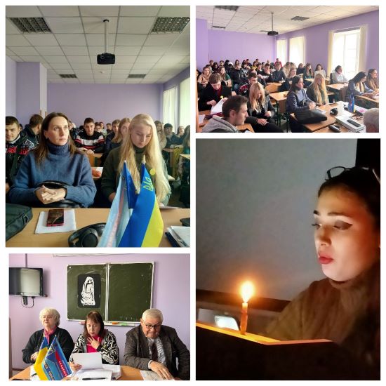 Проведення Круглого столу та Студентських читаннь до 90-ої річниці пам'яті жертв Голодомору