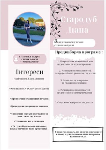 Вибори Голови Студентської ради 